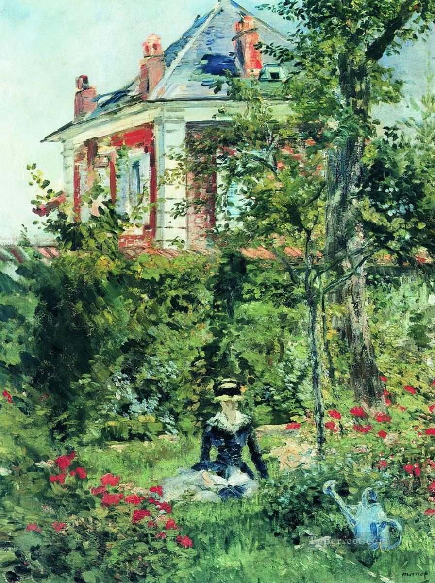 ベルビューの庭園 エドゥアール・マネ油絵